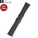 【店内ポイント最大52倍!本日限定!】エミッタ Emitta 腕時計 替えバンド ベルト メンズ ストーンズ カーフ 22mm ダークブラウン/シルバー 時計 ...
