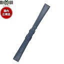 【店内ポイント最大39倍!本日限定!】ミモザ MIMOSA 腕時計 替えバンド ベルト レディース Eカーフ カーフ 11mm ネイビー/シルバー 時計 時計バ...