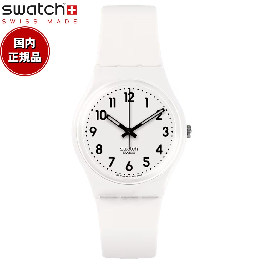 スウォッチ 腕時計（メンズ） swatch スウォッチ 腕時計 メンズ レディース オリジナルズ ジェント ジャスト・ホワイト・ソフト Originals Gent JUST WHITE SOFT SO28W107-S14