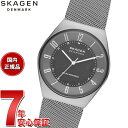 【店内ポイント最大40倍！本日限定！】スカーゲン SKAGEN 腕時計 メンズ GRENEN SOLAR POWERED グレネン ソーラーパワー SKW6836 チャコール ステンレス メッシュ