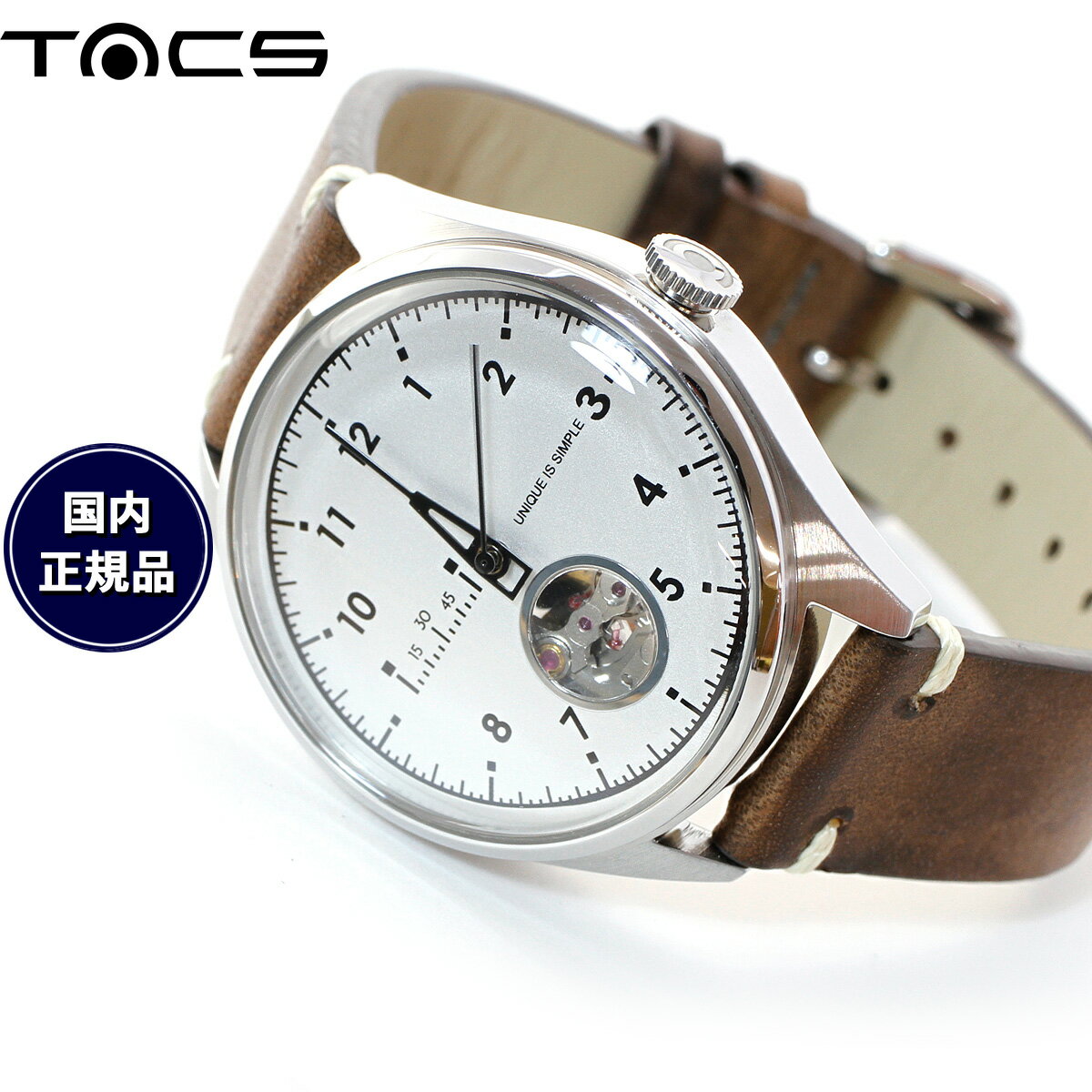 【店内ポイント最大39倍！5月20日！】タックス TACS 腕時計 メンズ レディース TIME RULER TS2204A 自動巻き