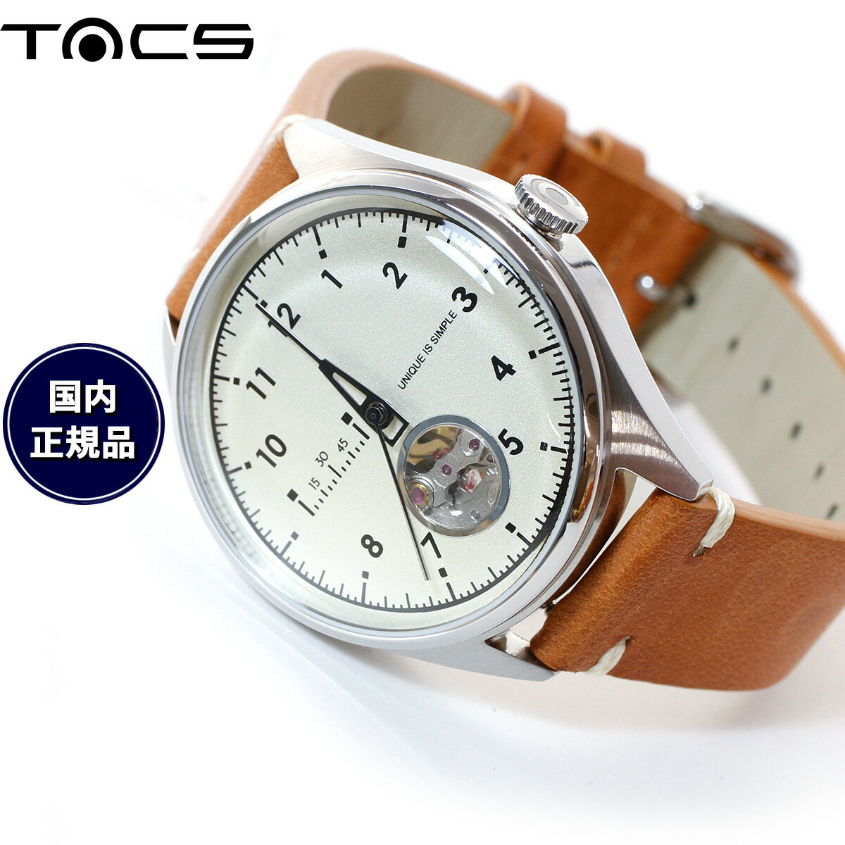 【店内ポイント最大39倍！5月20日！】タックス TACS 腕時計 メンズ レディース TIME RULER TS2204B 自動巻き