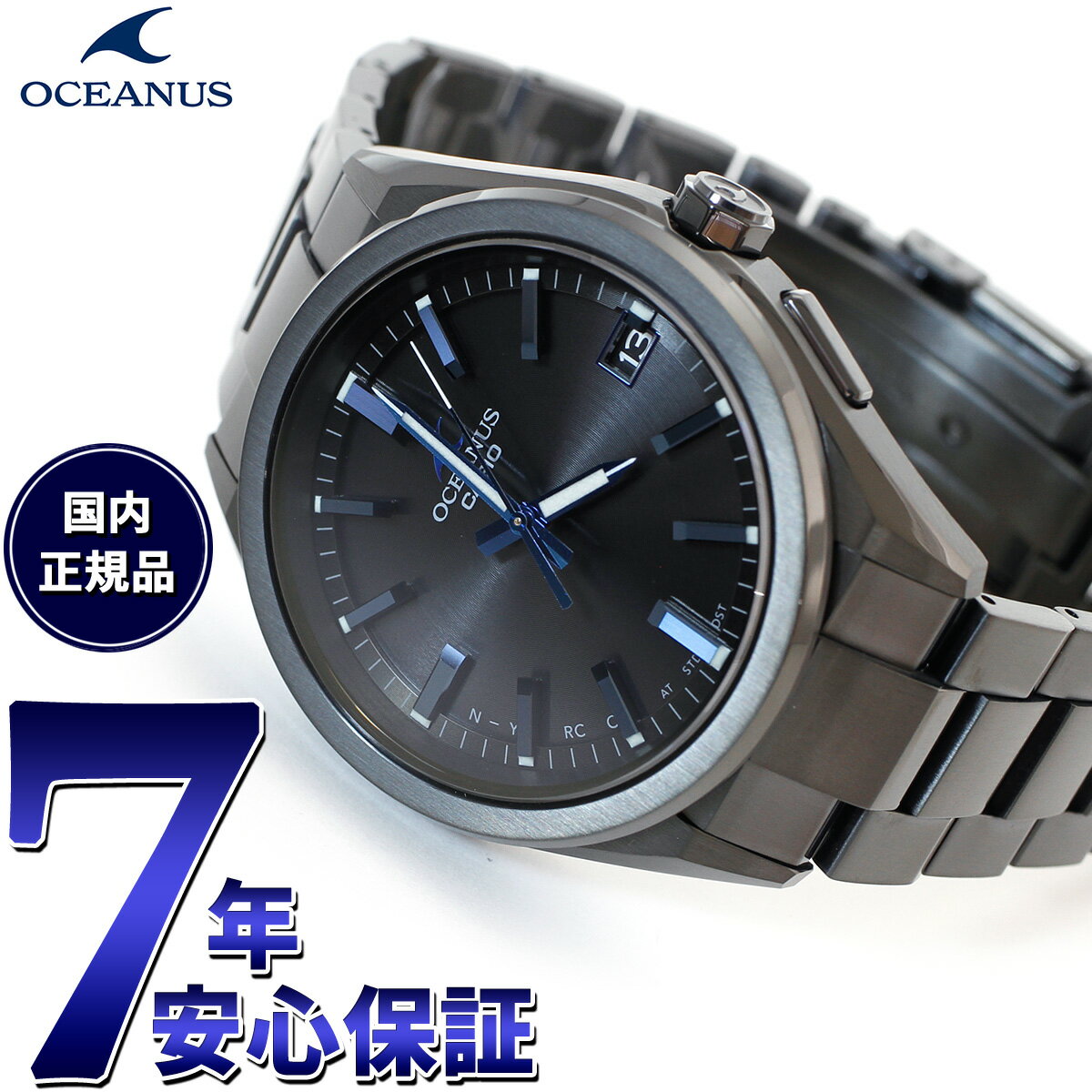 オシアナス 腕時計（メンズ） カシオ オシアナス 電波 ソーラー 腕時計 メンズ タフソーラー CASIO OCEANUS CLASSIC LINE OCW-T200SB-1AJF