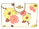 【コーチ箱 紙袋付き ギフト包装無料】コーチ 財布 COACH フローラル クラスター プリント 花柄 二つ折り財布 CH-734 IMCAH COACH【2023 新作 新品】【COACH コーチ】【サイフ さいふ】【楽ギフ_包装】【コンビニ受取対応商品】