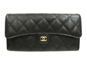 【新品・正規品・ギフト包装無料】CHANEL シャネル 財布 マトラッセ キャビアスキン AP0241 二つ折り長財布 ブラック【新作・新品・正規品】シャネル財布 CHANEL財布【シャネル サイフ】【ブランド】【楽ギフ_包装】【02P01Oct16】