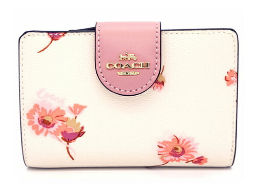 【コーチ箱 紙袋付き ギフト包装無料】コーチ 財布 COACH フローラルプリント 花柄 二つ折り財布 C3284 IMCAH COACH【新作 新品】【COACH コーチ】【サイフ さいふ】【楽ギフ_包装】【コンビニ受取対応商品】