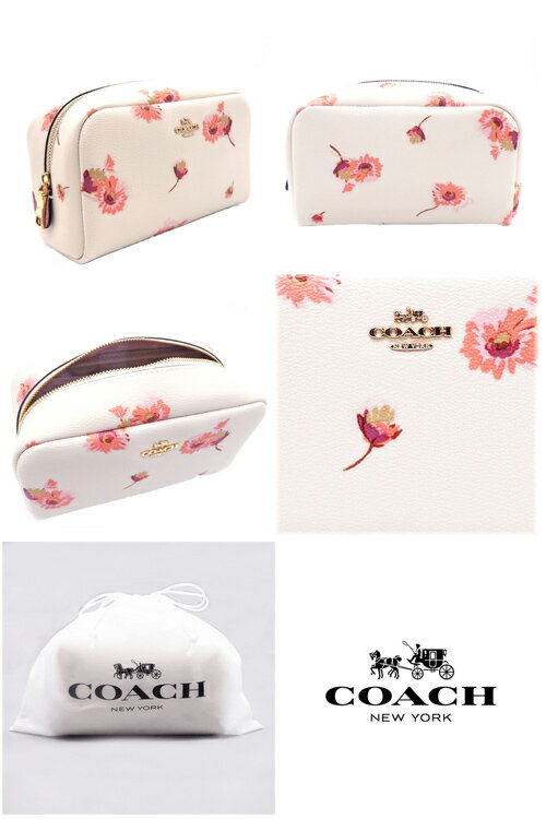 【訳あり ワケアリ特価品】コーチ COACH ポーチ フローラルプリント 花柄 コスメティック化粧ポーチ 小物入れ C-3299 IMCAH【新品】【COACH コーチ ポーチ】【楽ギフ_包装】【コンビニ受取対応商品】【あす楽】