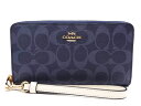 【コーチ箱 紙袋付き ギフト包装無料】コーチ 財布 COACH 長財布 シグネチャー アコーディオン長財布 C4452 IMDEI デニムネイビー COACH【新作 新品 限定モデル】【COACH コーチ】【サイフ さいふ】【楽ギフ_包装】【コンビニ受取対応商品】【あす楽】