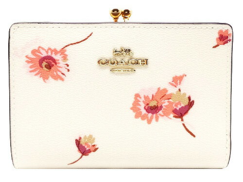 【コーチ箱 紙袋付き ギフト包装無料】コーチ 財布 COACH フローラルプリント 花柄 二つ折りがま口財布 C-8737 IMCAH COACH【新作 新品】【COACH コーチ】【サイフ さいふ】【楽ギフ_包装】【コンビニ受取対応商品】