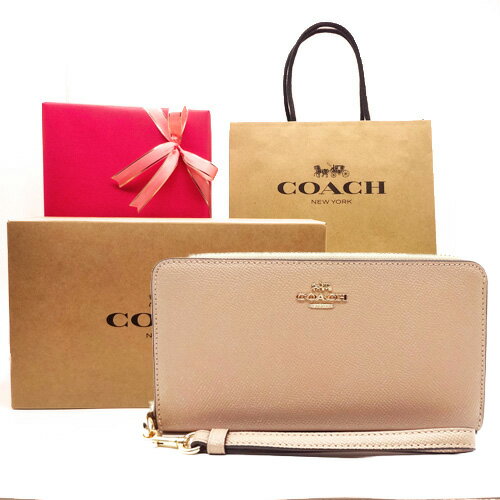 【コーチ箱 紙袋付き ギフト包装無料】コーチ 財布 COACH 財布 クロスグレインレザー ファスナー長財布 C-3441 IMTAU COACH【新作 新品 限定モデル】【COACH コーチ】【サイフ さいふ】【楽ギフ_包装】【コンビニ受取対応商品】【あす楽】