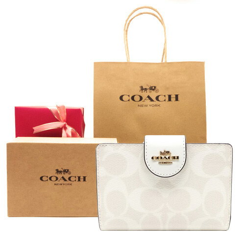 【コーチ箱 紙袋付き ギフト包装無料】コーチ 財布 COACH シグネチャー レザー 二つ折り財布 C-0082 IMRFF COACH【新作 新品】【COACH コーチ】【サイフ さいふ】【楽ギフ_包装】【コンビニ受取対応商品】