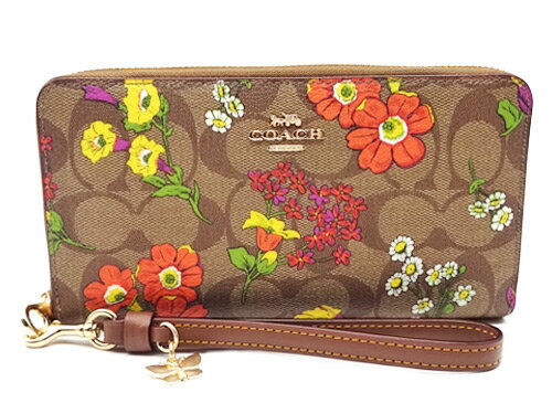 【コーチ 紙袋付き ギフト包装無料】コーチ 財布 COACH 長財布 シグネチャー フローラルプリント 花柄 アコーディオン長財布 CR-632 IME7V COACH【新作 新品 限定モデル】【COACH コーチ】【サイフ さいふ】【楽ギフ_包装】【コンビニ受取対応商品】