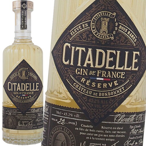 シタデル ジン レゼルヴ 45.2% 700ml コニャック・フェラン社 フランス ギフト プレゼント 贈答 のし対応 御祝 記念日 誕生日 結婚祝 開店祝 家飲み おすすめ