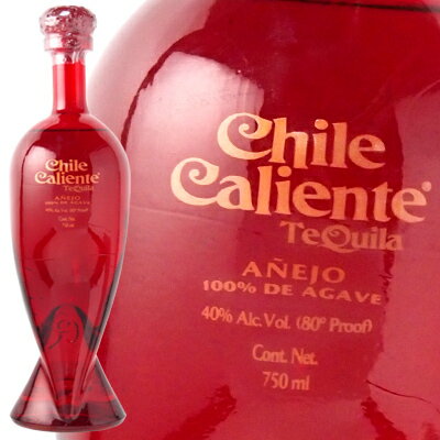 アネホ レッドボトル チリ カリエンテチリ・カリエンテ　アネホレッドボトル　40% アネホはバーボン樽で1年以上の熟成。 非常に豊かで優雅な味わいのテキーラです。 是非、ストレートでお楽しみください。 唐辛子の形をしたボトルが印象的な「チリ　カリエンテ」 名前はホットペッパーという意味ですがテキーラに唐辛子は入っていません。 通常はアガヴェを搾ったジュースだけを醗酵させますが、こちらは繊維質と共に醗酵させる為、味の深みが違います！ 味わいはしっかりした味わい　滑らかな舌触り　後味の長さ　生き生きしたアガヴェの香り・・・。　 ブルーアガヴェ100％、メキシコ全土でも3台しか残っていない伝統的なタホ(石臼)を使用して造られています。 瓶も手造りなので非常に目立ちますね。 Technical sheet 生産者名 オーレ蒸留所 種類 テキーラ 原材料 ブルーアガヴェ100％ 産地 メキシコ　ハリスニ州　ロスアルトス地区　ヘスス・マリア村 容量 750ml 保存方法 冷暗所