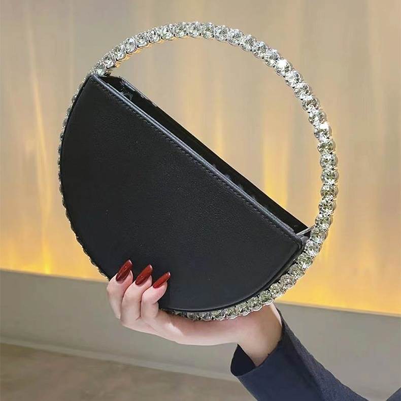 バッグ カバン レディース ハンドバッグ クラッチ ミニバッグ 薄型 スリム ラウンド 丸型 かわいい 大人可愛い きれいめ シンプル 上品 お洒落 かっこいい こなれ感 ラブリー キュート ガーリー クール セクシー エレガント 主役級 存在感 フォーマル 華やか クリア(4)