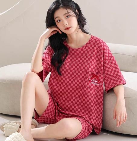 Rakuten - ツーピース 2点セット 10パターン レディース トップス ボトムス ルームウェア パジャマ 寝巻き Tシャツ ショートパンツ 半袖 ラウンドネック ポケット ウエストゴム かわいい おしゃれ ラフ ガーリー 存在感 ラブリー キュート ベーシック ロマンティック 春 夏 秋