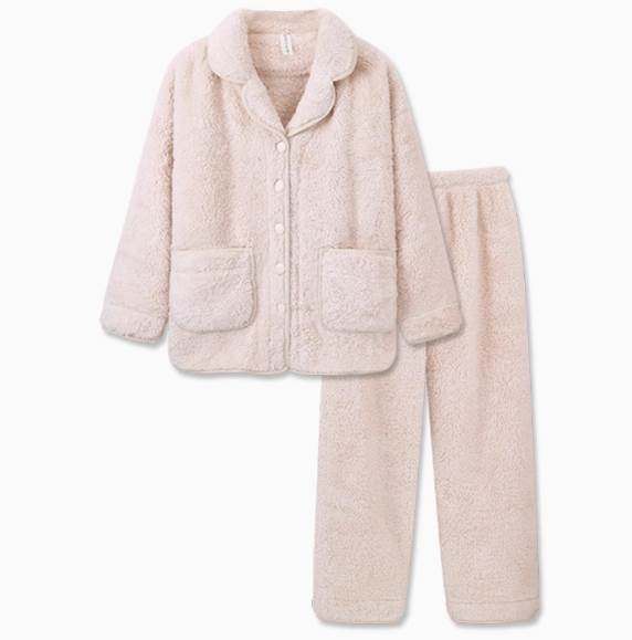 Rakuten - リラックスタイム ロングパンツ 2点セット ルームウェア もこもこ パジャマ セットアップ トップス ボトムス オーバーサイズ ゆったり 上下セット おうち時間 暖かい リラックス 配色 ゆったり ふわふわ 同棲 癒やし レディース ぬくもり かわいい おしゃれ リッチ