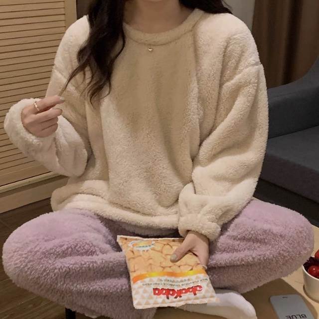 レディース トップス パンツ ボトムス ルームウェア パジャマ 部屋着 セットアップ フルレングス 長袖 ..