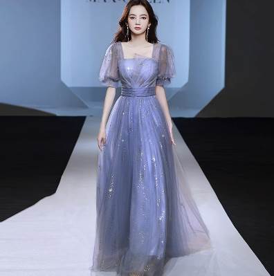 レディース スカート ワンピース ドレス フレア マキシ 半袖 パフスリーブ ラメ感 スクエアネック フェミニン レース シフォン ウエストマーク ハイウエスト 透け感 スパンコール コンサバ 大人可愛い きれいめ 上品 おしゃれ かっこいい こなれ感 ガーリー 個性的