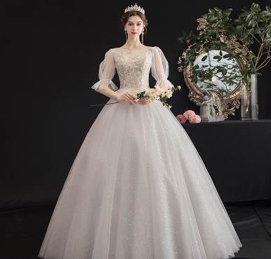 レディース スカート ワンピース ドレス フレア マキシ 7分袖 パフスリーブ ラメ感 Vネック フェミニン レース 刺繍 シフォン ウエストマーク ハイウエスト 透け感 スパンコール 大人可愛い きれいめ 上品 おしゃれ かっこいい こなれ感 ガーリー 個性的 クール