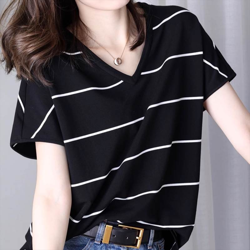 Rakuten - レディース トップス カットソー 半袖 Vネック ストレート Iライン 薄手 かわいい 大人可愛い きれいめ カジュアル 上品 おしゃれ こなれ感 ラフ メンズライク マニッシュ ガーリー モード系 存在感 とろみ感 抜け感 ラブリー キュート 都会的 アクティブ ナチュラル