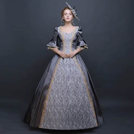 Rakuten - ドレス 衣装 ウエディングドレス 結婚式 披露宴 演奏会ドレス ステージドレス ロング丈 半袖 パフスリーブ 胸元 刺? シースルー ウエストマーク かわいい 大人可愛い きれいめ シンプル 大人 上品 おしゃれ かっこいい レトロ こなれ感 個性的 クール モード系