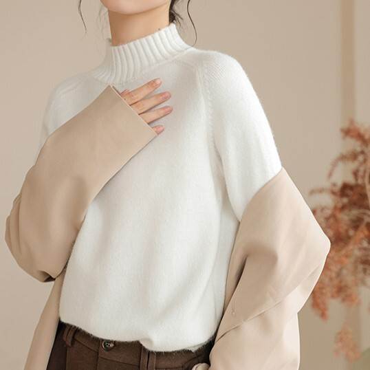 Rakuten - レディース トップス セーター 長袖 タートルネック 大人可愛い きれいめ おしゃれ かっこいい ラフ ガーリー ルーズ クール ナチュラル 無地 秋 冬 通勤 デート お出かけ お泊まり イベント 旅行 レストラン 公園 女子会 休日 ホテル ショッピング コンサート ライブ