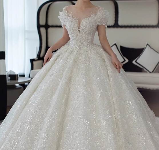 Rakuten - ドレス ワンピース ウェディング パーティー 結婚式 二次会 披露宴 演奏会 発表会 ステージ 舞台 フォーマル キャバ ダンス 衣装 演劇 ラウンジ クラブ マキシ 半袖 パフスリーブ Vネック スクエアネック オフショル プリンセスライン フレア シフォン ウエストマーク