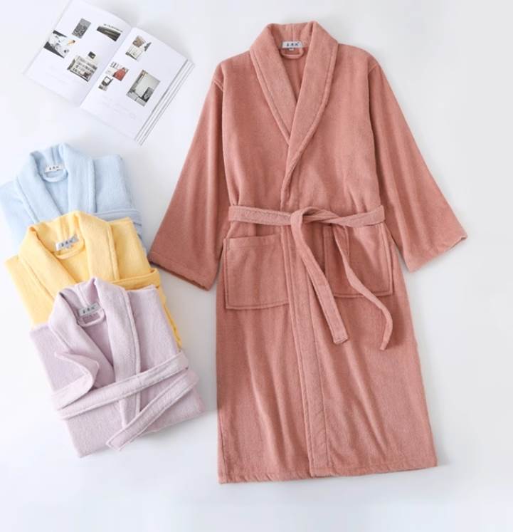 バスローブ レディース ルームウェア パジャマ 部屋着 寝巻き ネグリジェ 羽織 前開き ロング 長袖 襟..