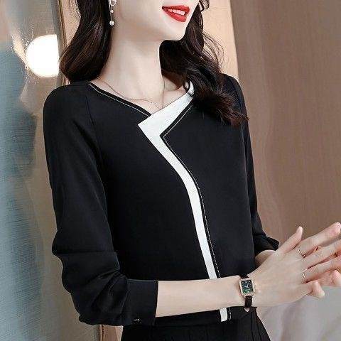 Rakuten - レディース トップス シャツ 長袖 シフォン 大人可愛い きれいめ おしゃれ かっこいい ラフ ガーリー ルーズ クール 都会的 ナチュラル 無地 春 秋 通勤 デート お出かけ お泊まり イベント 旅行 レストラン 公園 女子会 休日 ホテル ショッピング コンサート ライブ