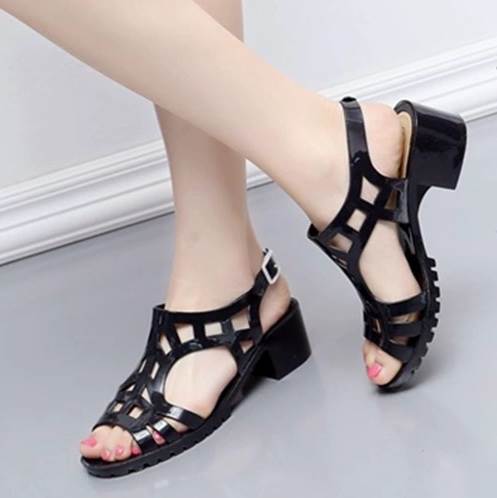 レディース サンダル ストラップサンダル ビーチサンダル 4.5cm ミドルヒール ストラップ 柔らかい オープントゥ ナイロン クリア かわいい 大人可愛い きれいめ シンプル カジュアル 上品 おしゃれ かっこいい レトロ ガーリー 存在感 抜け感 華やか フェミニン