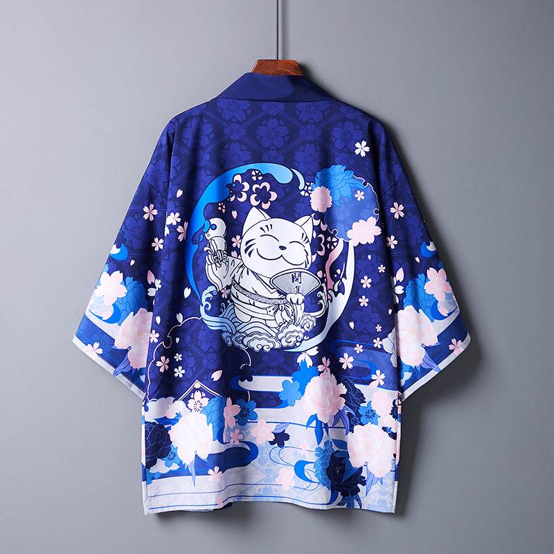 レディース トップス 羽織 着物 前開き ミディアム 7分袖 Vネック 大人可愛い きれいめ シンプル おし..