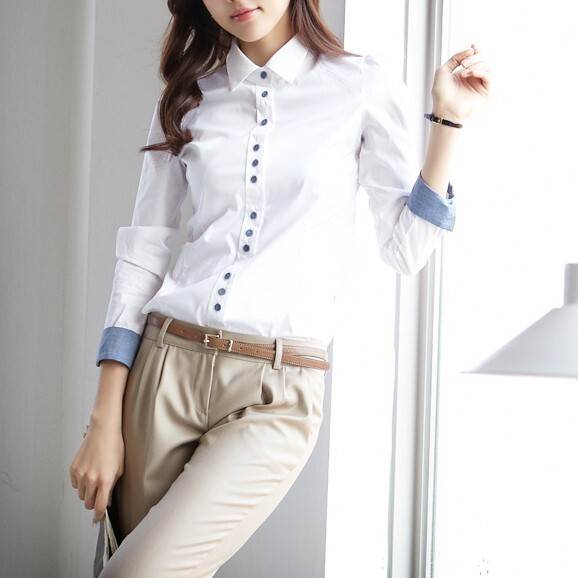 レディーススカートトップスシャツ長...