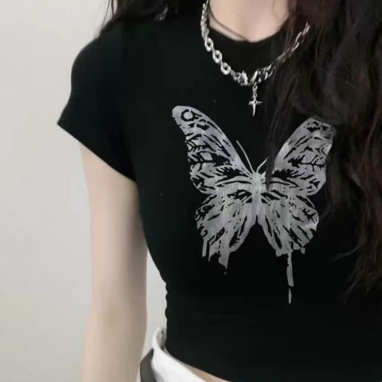 Rakuten - レディース トップス Tシャツ ショート 半袖 ラウンドネック タイト スリム ストリート アメカジ かわいい 大人可愛い きれいめ シンプル カジュアル おしゃれ かっこいい こなれ感 ラフ 抜け感 ラブリー キュート ベーシック アメリカン プレッピー アクティブ