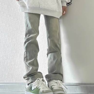 Rakuten - レディース パンツ ボトムス デニム Gパン ストレートパンツ ロングパンツ フルレングス ストリート ハイウエスト ヴィンテージ アメカジ ダメージ ブルーデニム カラーデニム かわいい 大人可愛い きれいめ シンプル カジュアル おしゃれ かっこいい こなれ感 ラフ
