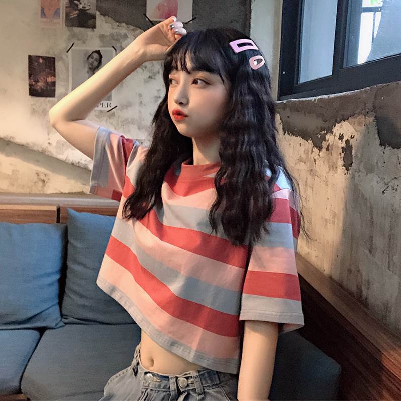 Rakuten - Tシャツ レディース トップス カットソー プルオーバー ショート 長袖 ラウンドネック 綿 伸縮性 かわいい 大人可愛い シンプル カジュアル おしゃれ こなれ感 ラフ ボーイッシュ スポーティー ルーズ 個性的 クール モード系 モダン 主役級 存在感 とろみ感 抜け感