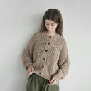 FIKA. Mall yarn knit cardigan モールヤーンニットカーディガン カーディガン レディース 大人 ニット セーター トップス