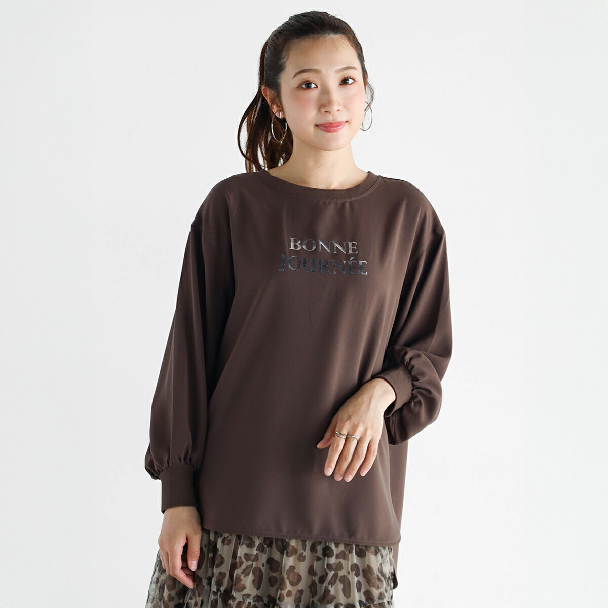 Vinヴァン箔プリントロゴパフスリ...