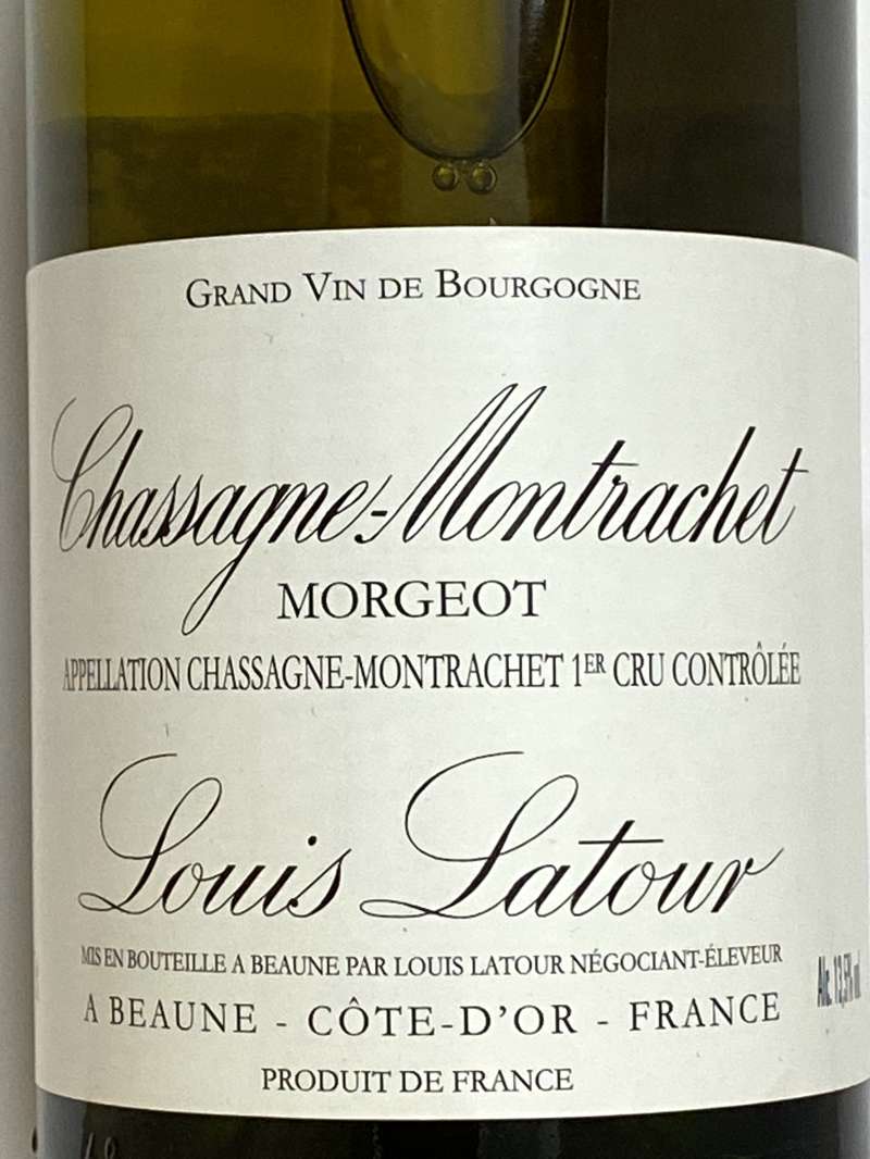 特価お得 2006年 ルイ ラトゥール シャサーニュ モンラッシェ モルジョ 750ml フランス ブルゴーニュ 白ワイン:Grandvin 松澤屋 大人気