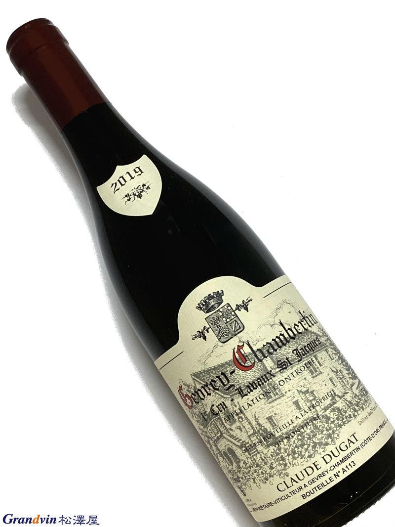2019年 クロード デュガ ジュヴレ シャンベルタン ラヴォー サンジャック 750ml フランス 赤ワイン