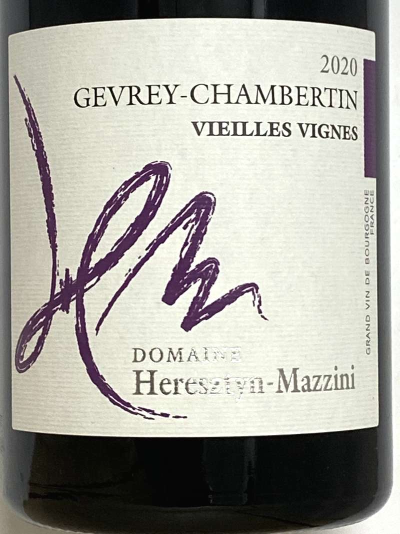 2020年 エレスティン マッツィニ ジュヴレ シャンベルタン V.V. 750ml フランス ブルゴーニュ 赤ワイン 2