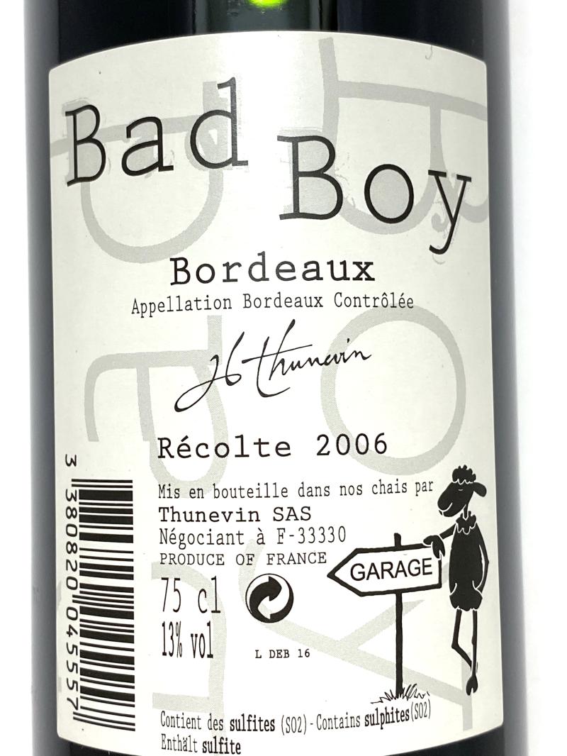 2006年 バッド ボーイ 750ml フランス ボルドー 赤ワイン