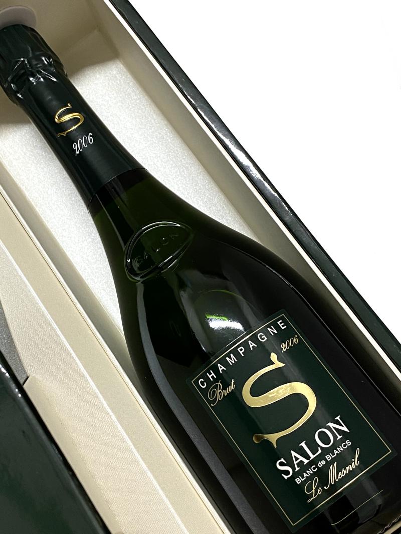 2006年 サロン シャンパーニュ ブリュット ブラン ド ブラン ル メニル 箱付き 750ml フランス シャンパン