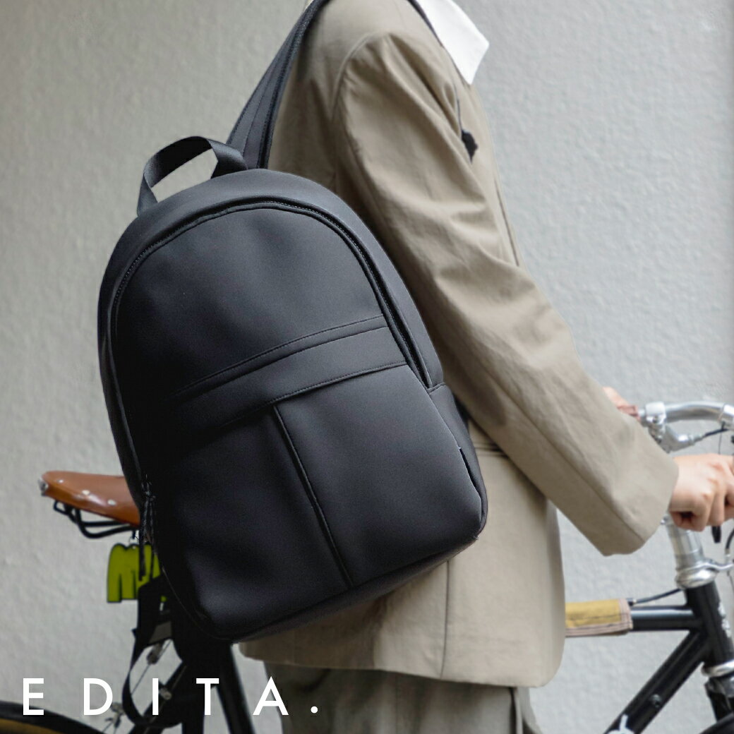 リュック レディース メンズ リュックサック 大容量 マザーズバッグ ペアレンツバッグ 多収納 通勤バッグ 仕事 軽量 軽い ビジネス A4対応 ノートPC収納 大人 旅行 バックパック おしゃれ ブランド 洗える ネオプレン 人気 エディータ EDITA edt-176