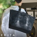 【2点で15%OFFクーポン】 エディータ 洗濯機で洗える トート トートバッグ 大きめ メンズ レディース 大容量 A4 対応 pc 入る ファスナー付き 通...
