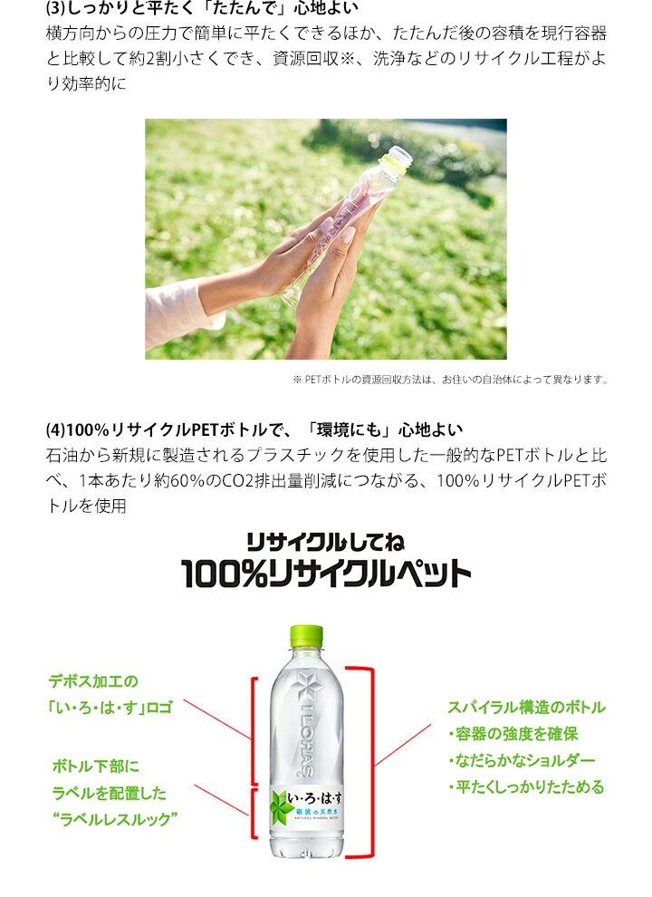いろはす コカ・コーラ い・ろ・は・す285mlPET×24本 [1ケース] 天然水 厳選 国産 ...
