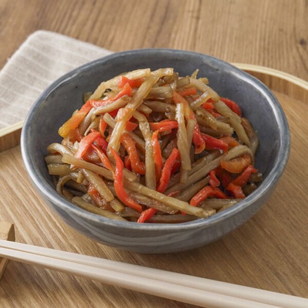 グラニーレ 楽天市場店の【111円割引★24時間限定クーポン配布中】吉良食品 キンピラ殿 60g×3袋 タレ付き 国産野菜 乾燥野菜 きんぴらごぼう きんぴら 時短おかず ドライベジタブル ごぼう 人参 常備菜 保存食 非常食 まとめ買い｜アングル3
