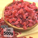 クノップ ストロベリーダイス 業務用 500g 大容量 ドライフルーツ イチゴ 苺 いちご 乾燥 果物 おやつ 甘い お菓子 デザート アレンジ ダイスフルーツ 小粒