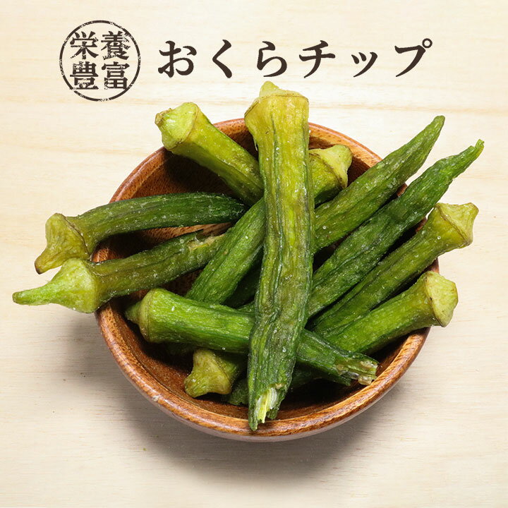 【100円OFFクーポン有★買って応援！北陸げんき市】【1袋】 おくらチップ 45g 野菜チップス お試しサイ..