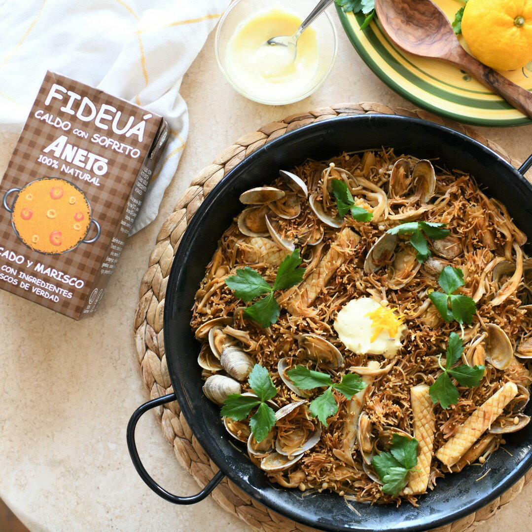 GALLO『フィデオス no.0（ショートパスタ 細麺）450g』 fideo fideua フィデオ フィデウア フィデワ パスタパエリア パスタ スペイン料理 プロ料理人愛用 La Moianesa 3